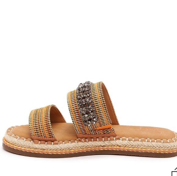 ๐ฃCROWN VINTAGE ๐ซMiyan Espadrilles Sandals in Merigold/Quicksand footwear - Picture 4 of 15